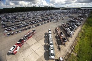 Port of Brunswick Colonels Island Auto Imports